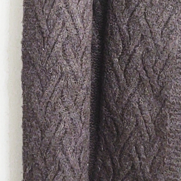 J. Crew Unisex Oversized Gray Alpaca Wool Knit Scarf - Picture 2 of 5